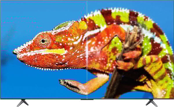 tivi TCL 55P6K 4K 55 inch sử dụng thuật toán Ai Clarity