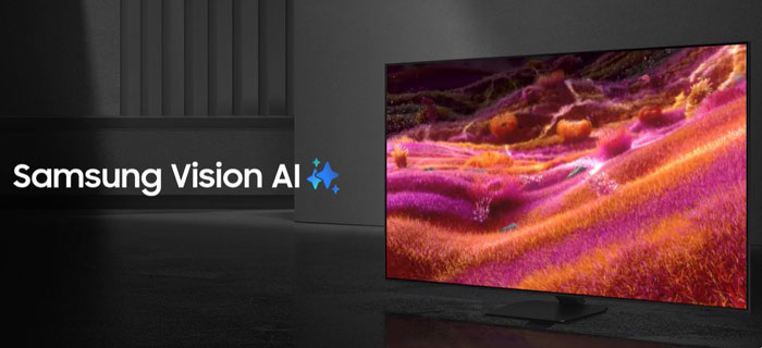 Tivi Samsung 65 inch QA65QN90FAKXXV Vision AI có thiết kế hiện đại