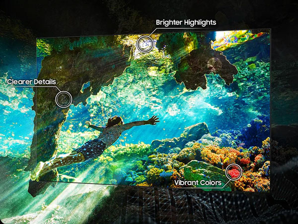 Công nghệ Auto HDR Remastering trên Smart tivi Samsung Neo QLED 4K 55 inch QA55QN80FAKXXV Vision AI