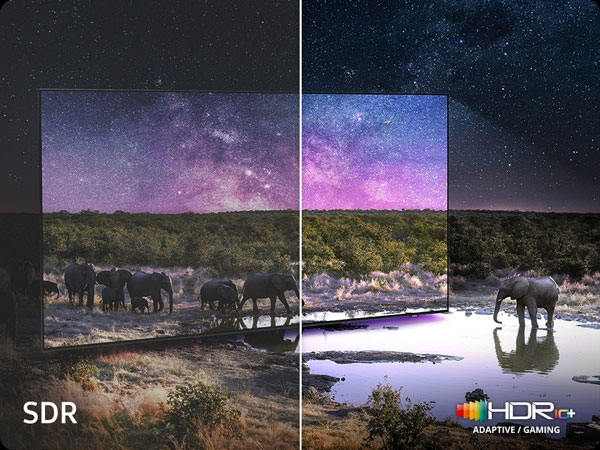 Smart tivi Samsung Neo QLED 4K 55 inch QA55QN80FAKXXV Vision AI sử dụng công nghệ Quantum HDR