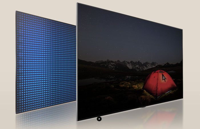 Công nghệ tinh chỉnh độ sáng cục bộ Precision Dimming