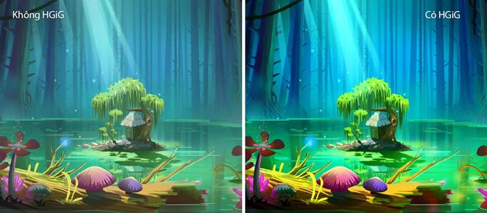 chế độ game chuyên biệt HGiG mượt mà 