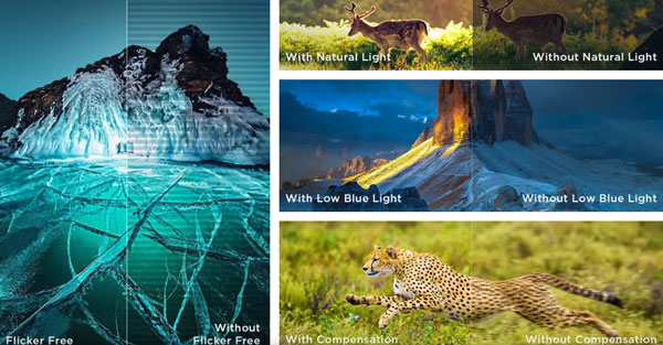 TCL 55P6K 4K 55 inch sở hữu hàng loạt công nghệ bảo vệ mắt