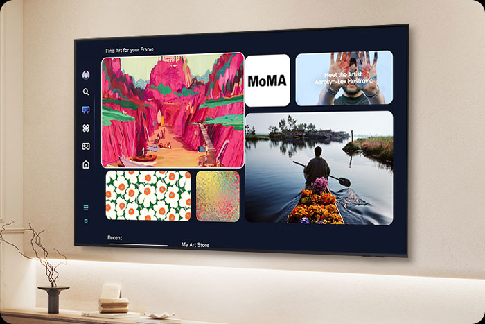 Smart tivi Samsung Neo QLED 4K 65 inch QA65QN90FAKXXV Vision AI có thư viện nghệ thuật Art Store