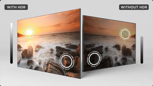 Tivi TCL 55P6K 4K 55 inch sử dụng công nghệ HDR10