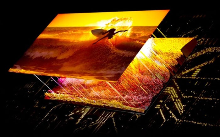 TV Samsung 75 inch QA75QN90FAKXXV Vision AI dùng công nghệ đèn nền MiniLED Quantum Matrix Plus