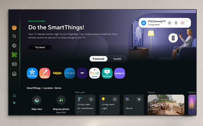 Smart tivi Samsung Neo QLED 4K 75 inch QA75QN90FAKXXV Vision AI có chức năng Samsung Daily+