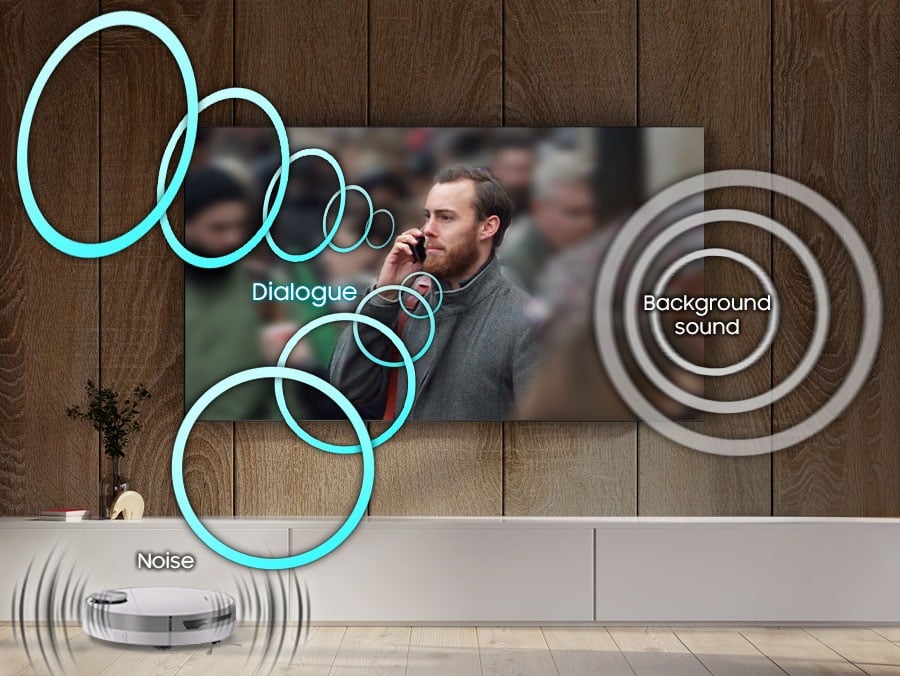 Lọc tạp âm và khuếch đại lời thoại với công nghệ Active Voice Amplifier Pro