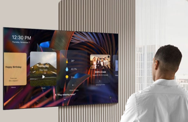 Smart tivi Samsung Neo QLED 4K 75 inch QA65QN90FAKXXV Vision AI có chức năng bảng thông tin hằng ngày Daily Board