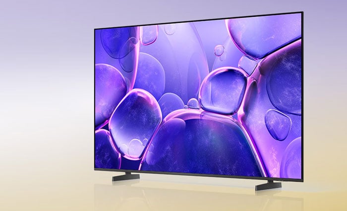 Smart Tivi Samsung 4K Crystal UHD 43 inch UA43U8000FKXXV có thiết kế tinh tế, hiện đại