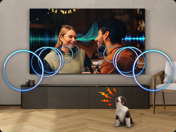 Smart Tivi AI OLED 4K Samsung 55 inch QA55S85F sử dụng công nghệ Active Voice Amplifier Pro