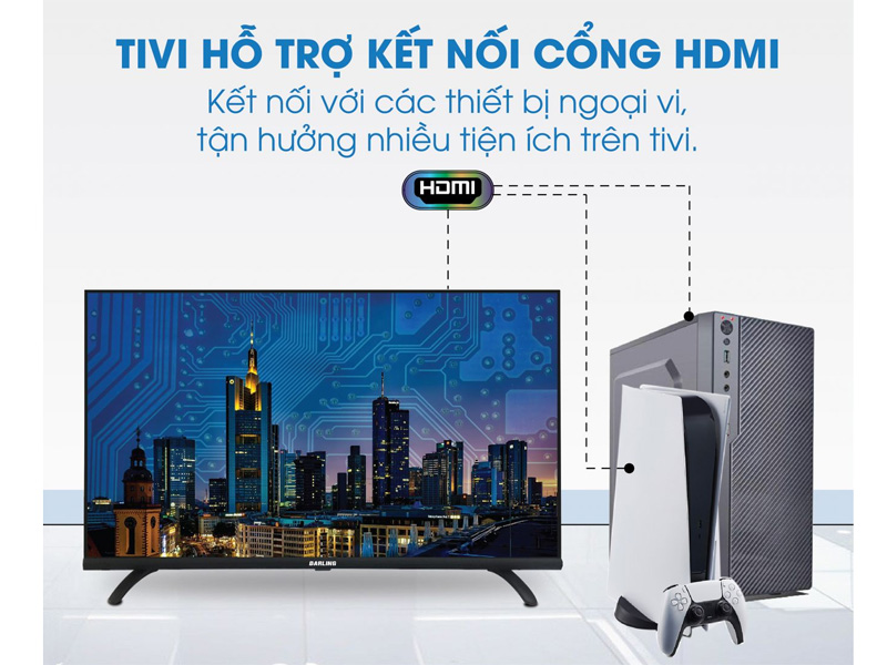 Tivi Darling 32 inch 32HD964V hỗ trợ nhiều cổng kết nối