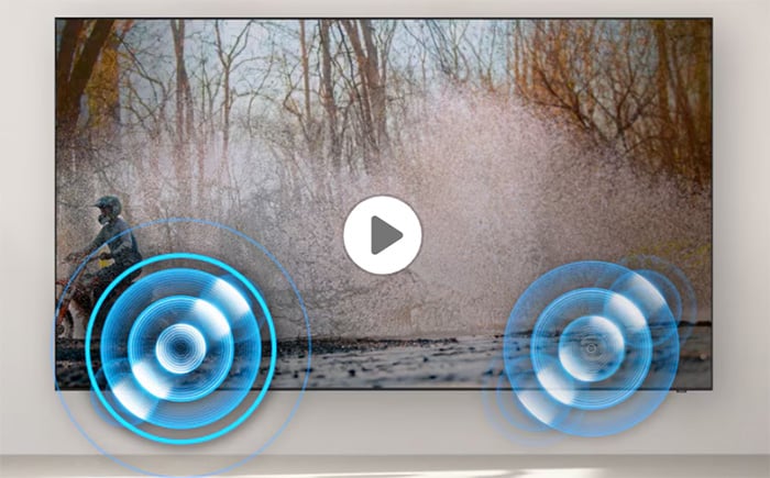 Smart Tivi Samsung UHD 4K 75 inch UA75DU8500KXXV sử dụng công nghệ OTS