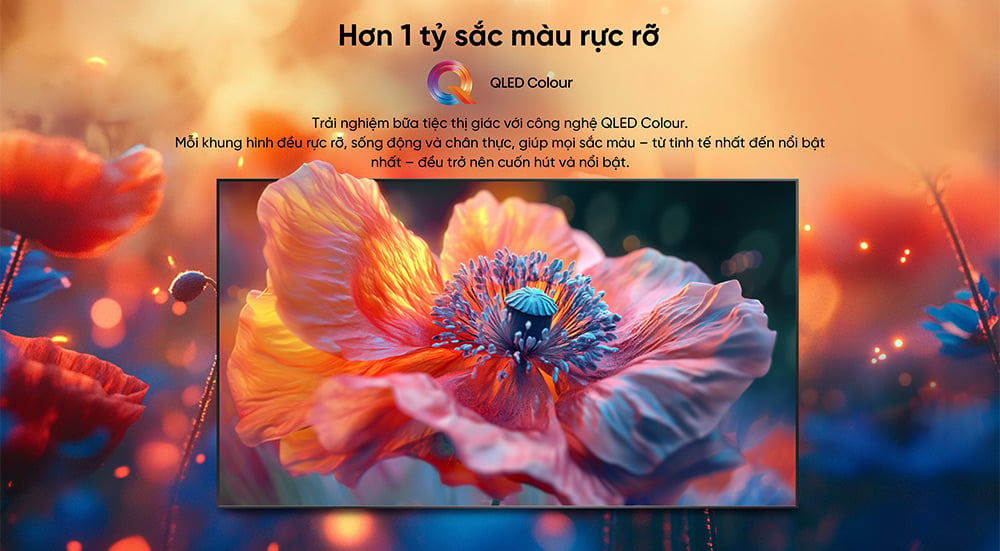 100Q6Q cho màu sắc hiển thị sắc nét