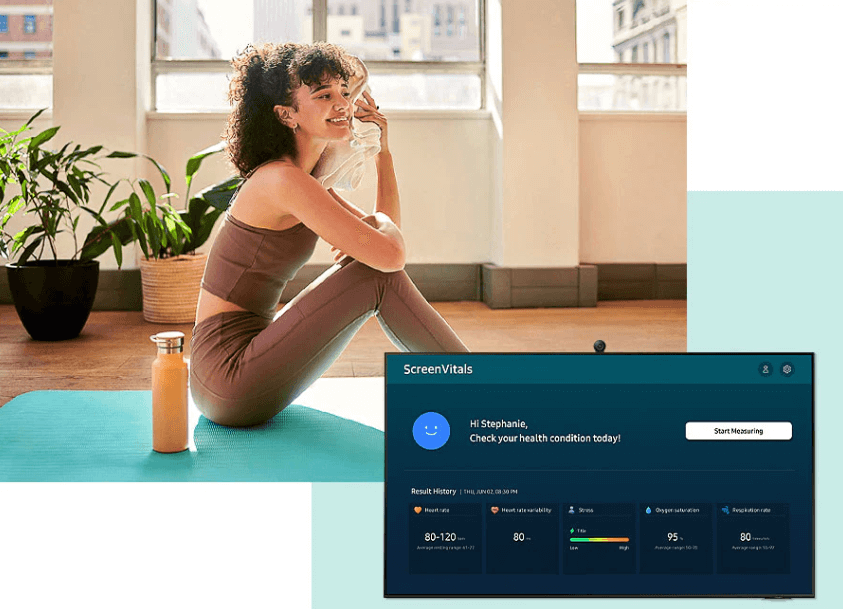 Tivi Samsung QA75Q70DAKXXV có tính năng ScreenVitals