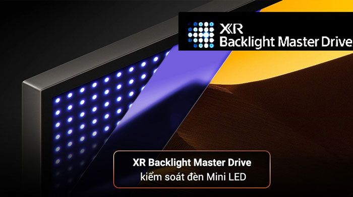 Công nghệ kiểm soát đèn nền XR Backlight Master Drive kết hợp với XR Contrast Booster 20