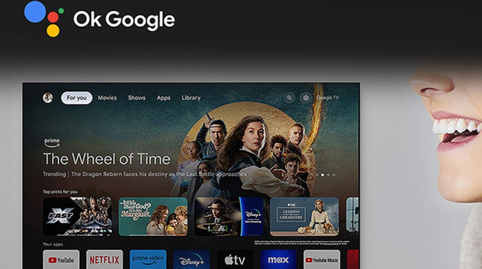 Điều khiển bằng giọng nói không cần remote