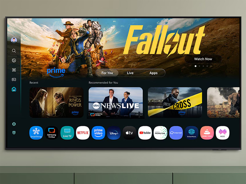 Tivi Samsung QA98QN90FAKXXV 98 inch sử dụng hệ điều hành Tizen OS