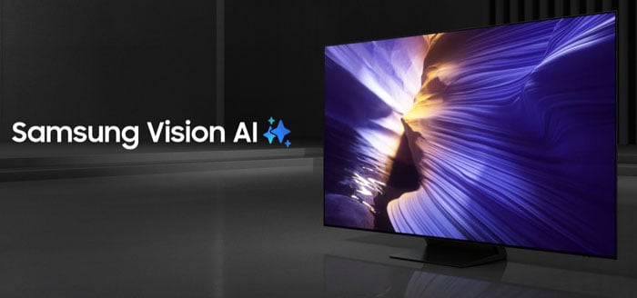 Smart TV Samsung OLED Vision AI 4K 83 inch QA83S90FAEXXV có thiết kế hiện đại