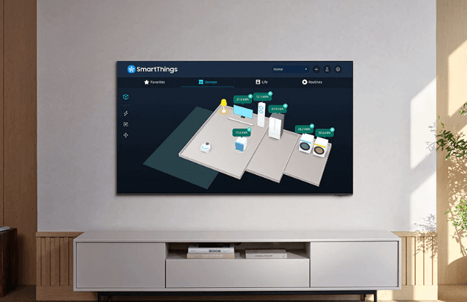 TV Samsung QA75Q70DAKXXV có chế độ 3D Map View