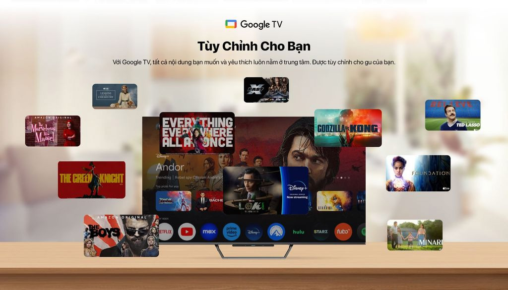 Kho ứng dụng khổng lồ từ Google TV