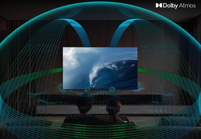 Tivi Samsung 83 inch QA83S90FAEXXV giúp bạn dễ dàng đắm chìm vào thế giới âm thanh sôi động