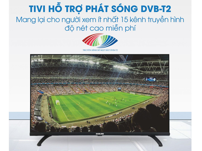 Tivi tích hợp đầu thu kỹ thuật số DVB-T2