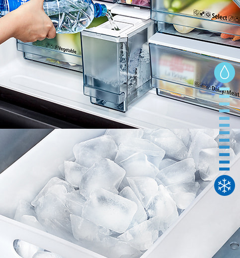 Làm đá tự động – Nhanh chóng và tiện lợi