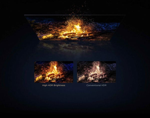 Tivi TCL 65 inch QD-MiniLED 65C6K có độ sáng HDR cao