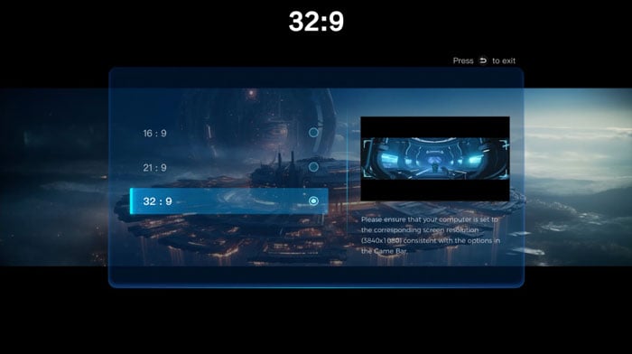 tivi TCL 65C6K sử dụng công nghệ Superwide Gameview