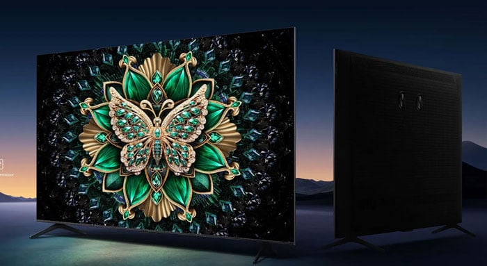 Chiếc tivi TCL QD-MiniLED 65C6K sở hữu màn hình hiển thị có độ phân giải 4K