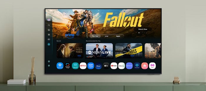Smart tivi Samsung Crystal UHD 4K 75 inch UA75U8500FKXXV sử dụng hệ điều hành Tizen thân thiện