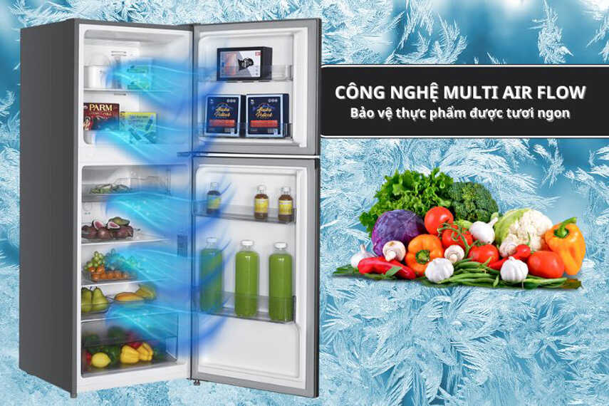 Tủ lạnh Inverter làm lạnh đa chiều