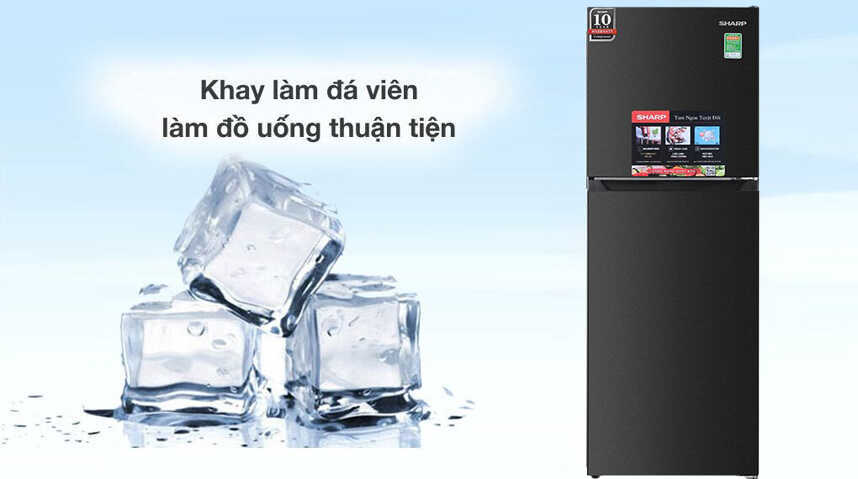 Tủ lạnh Sharp có khay làm đá viên