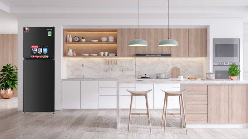 Tủ lạnh Sharp Inverter 262 lít SJ-X270V-DG