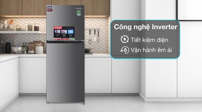 Sharp SJ X215V SL có khả năng tiết kiệm điện hiệu quả