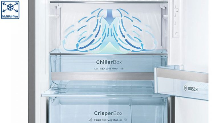 Tủ lạnh side by side Bosch KAG93AIEP công nghệ đa luồng khí