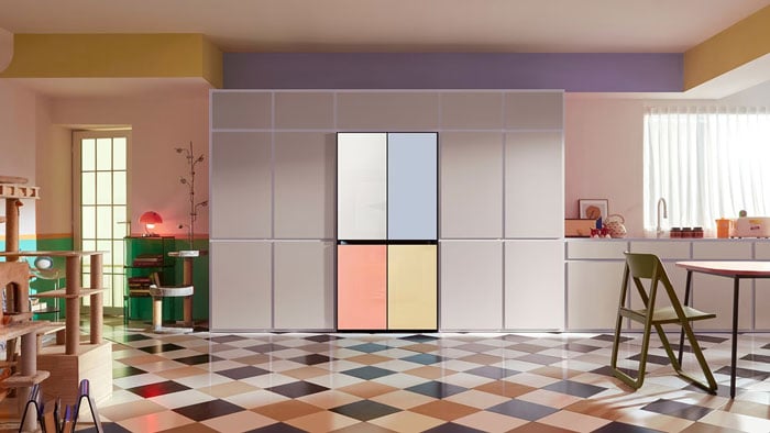 Samsung RF60A91R177/SV thiết kế phẳng, ẩn mình hoàn hảo trong không gian bếp