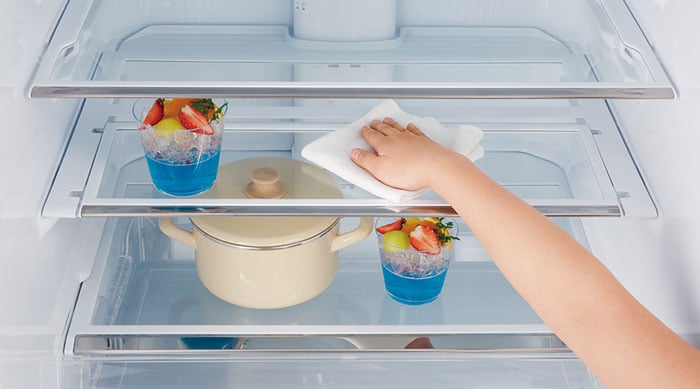 Khay kệ dễ dàng vệ sinh, lau chùi