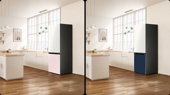 tủ lạnh Bespoke 339 lít RB33T307055/SV dễ dàng lựa chọn màu sắc