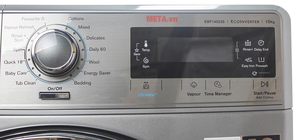 Máy giặt Electrolux EWF14023S có nhiều chương trình giặt khác nhau