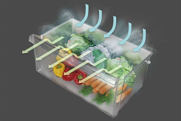 Tủ lạnh Hitachi 396 lít Inverter R-B415EGV1 có ngăn rau củ riêng biệt