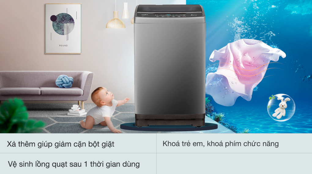 Máy giặt inverter có vệ sinh lồng giặt