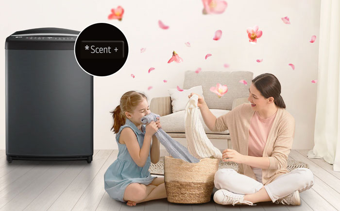 Máy giặt LG Inverter TV2518DV3B còn được tích hợp chế độ Scent+