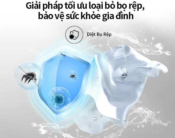 Hiệu quả giặt sạch vượt trội – Diệt khuẩn, khử mùi hiệu quả