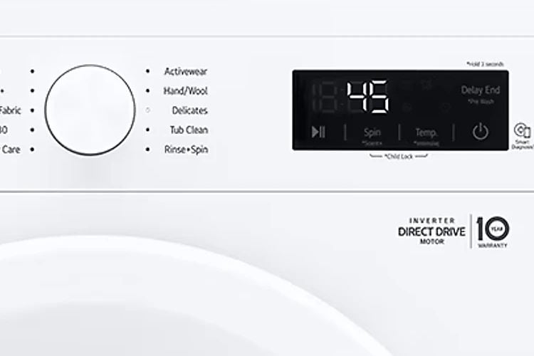 Máy giặt sấy LG có nhiều chương trình giặt theo chất liệu vải
