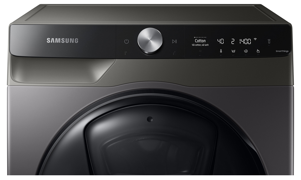 Máy giặt sấy thông minh AI Samsung WD95T754DBX có thiết kế thời thượng, hiện đại