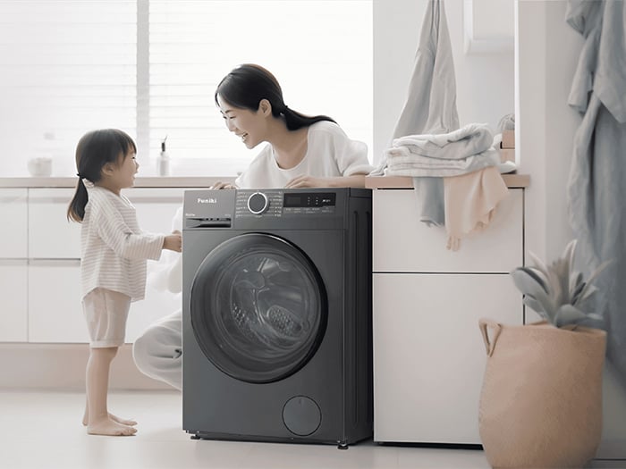 Máy có công nghệ giặt nước nóng