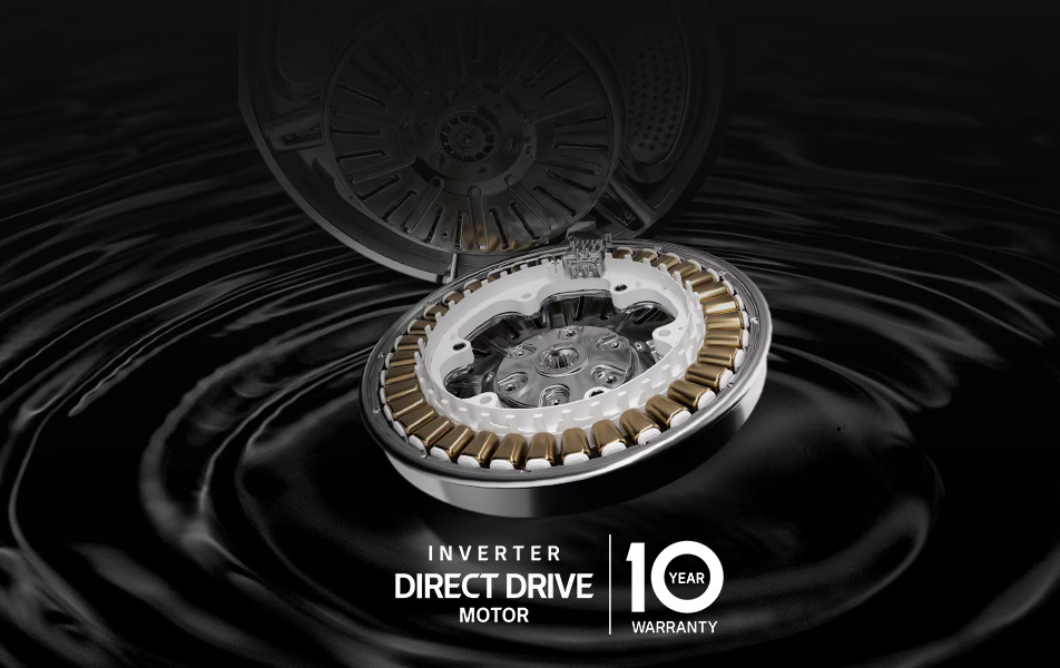 Động cơ Inverter Direct Drive – Vận hành êm ái, bền bỉ