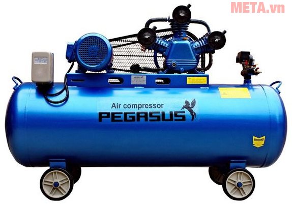 Máy nén khí Pegasus TM-W-0.36/12.5 có màu xanh đẹp mắt